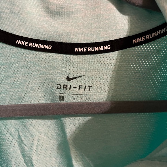 Women’s Nike Dri-FIT Light Green Pullover - Picture 2 of 3
